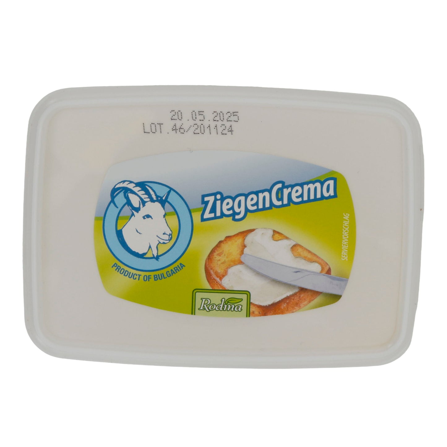 Formaggio fresco Rodina | ZiegenCrema | Cremoso, per pane e ricette | 170g