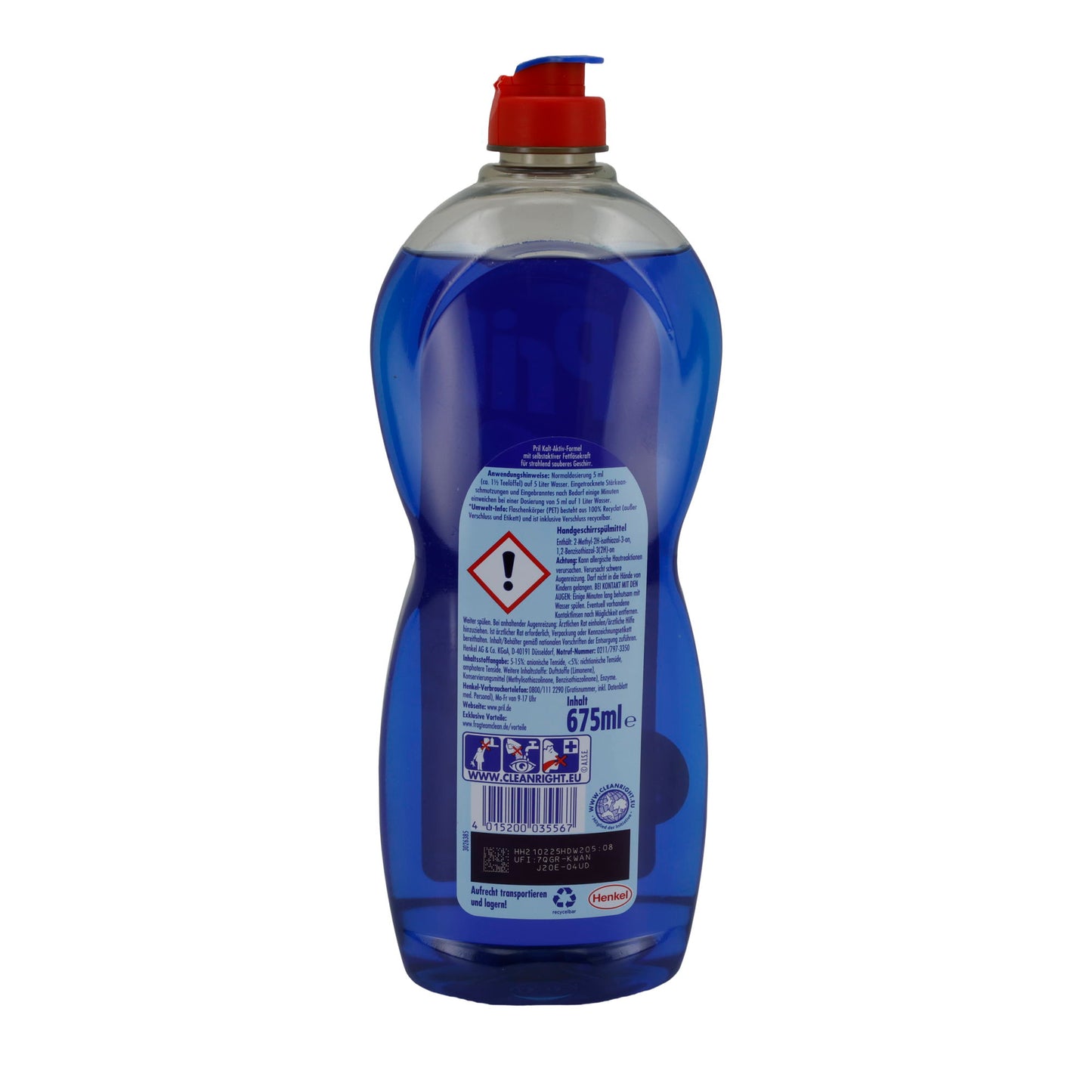 Spülmittel Pril Original Handgeschirrspülmittel | Spülmittel | 675 ml