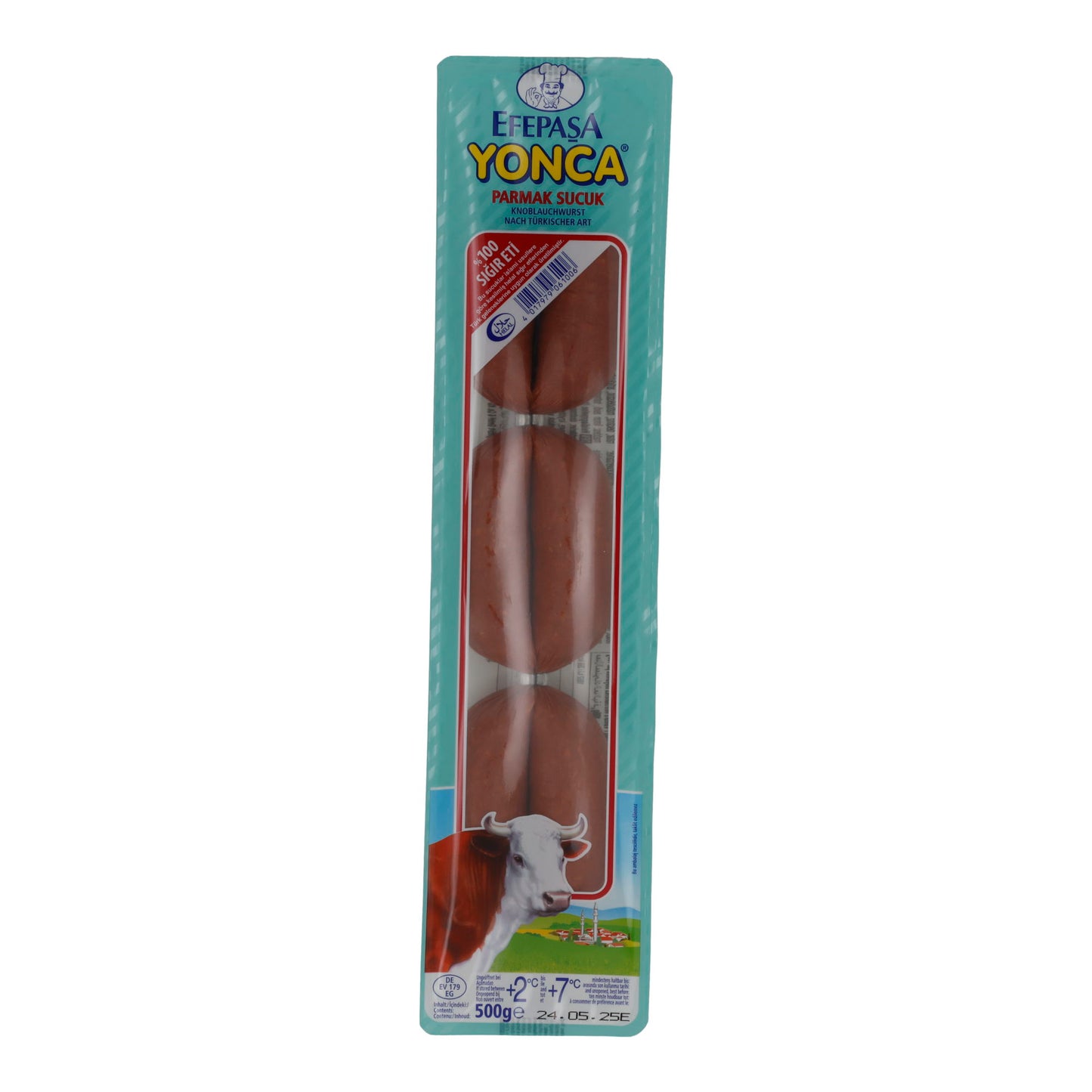 Salsiccia all'aglio Efepasa | Yonca Parmak Sucuk | Turco, tradizionale | 500g