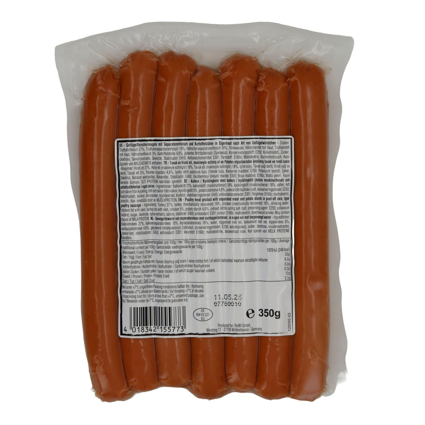 Würstchen Aladin | Sosis | Zart, Geflügel in Eigenhaut | 360g ALADIN