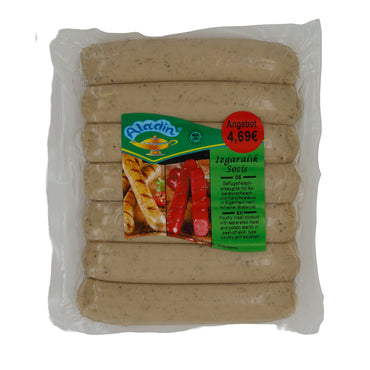 Bratwurst Aladin | Izgaralık Sosis | Würzig, Geflügelbratwurst | 700 g ALADIN
