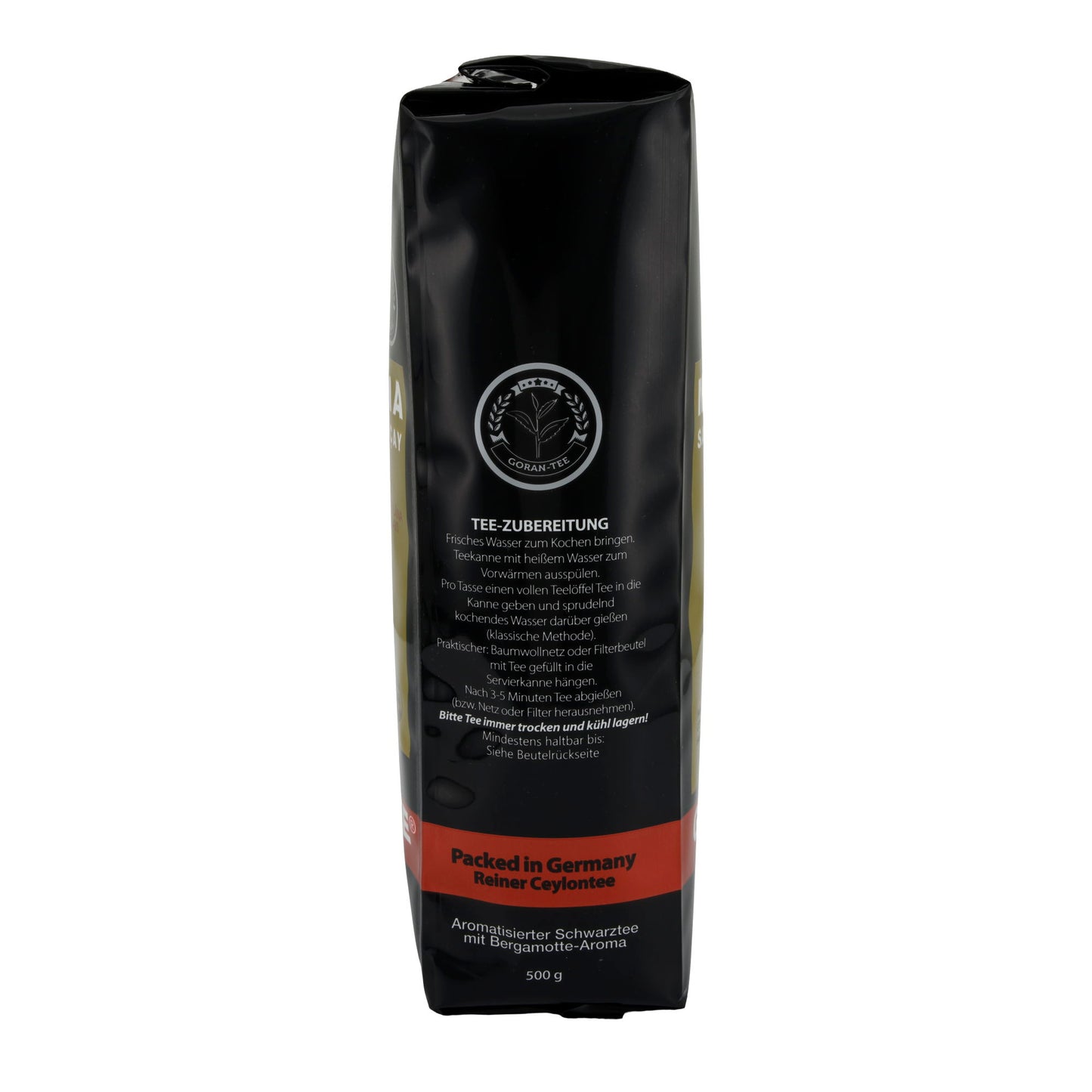 Luxus Tee Goran | Mevlana | Premium-Teemischung | Schwarzer Tee, erlesene Aromen | 500 g Packung