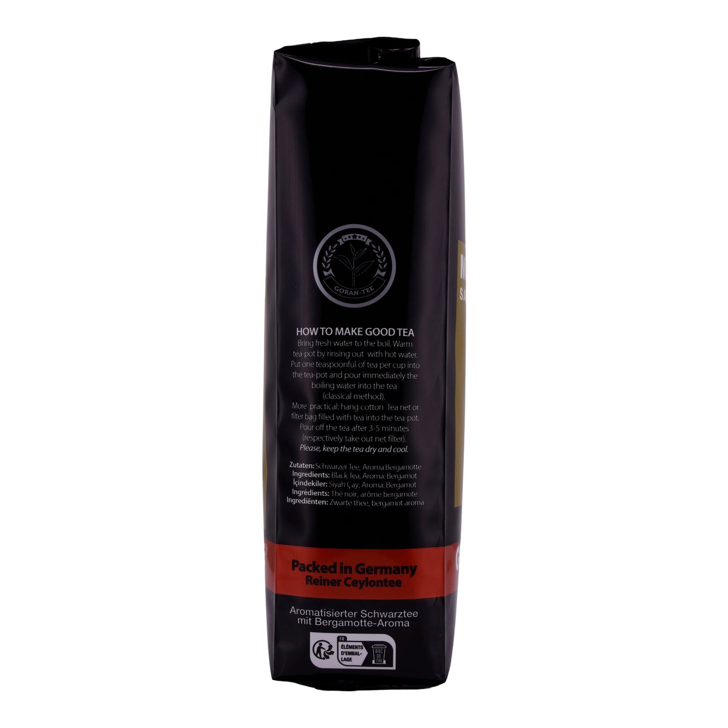 Luxus Tee Goran | Mevlana | Premium-Teemischung | Schwarzer Tee, erlesene Aromen | 500 g Packung