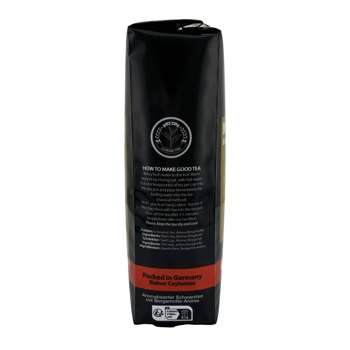 Luxus Tee Goran | Mevlana | Premium-Teemischung | Schwarzer Tee, erlesene Aromen | 500 g Packung