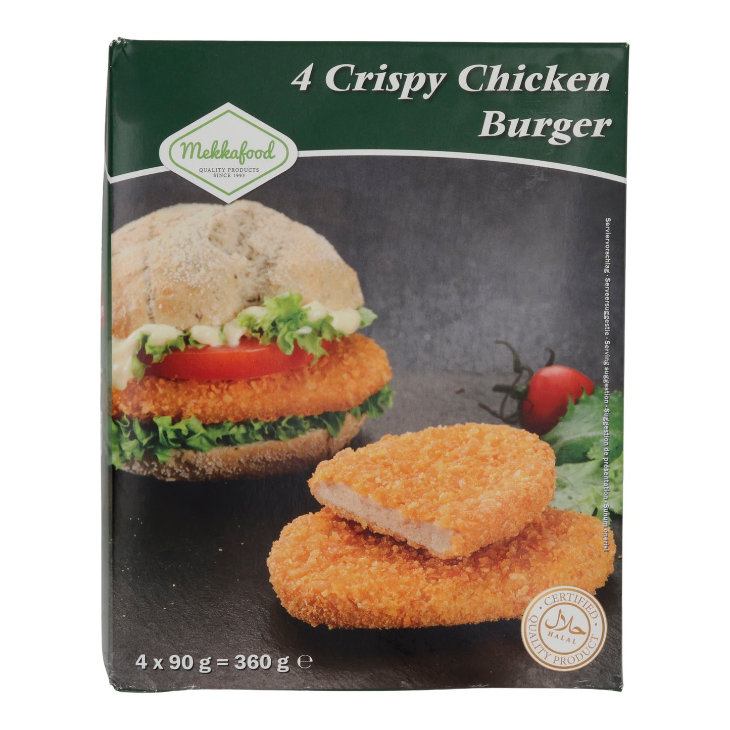 Burger Mekkafood | Crispy Chicken Burger | Hähnchenburger | 360 g