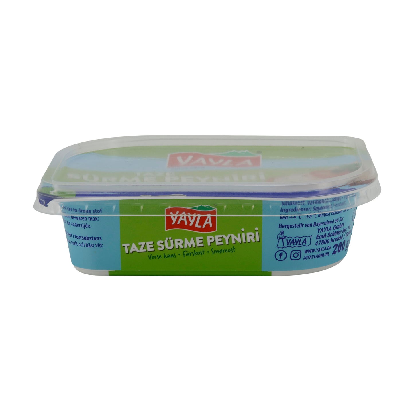 Formaggio fresco Yayla | Taze Sürme Peyniri | Cremoso, versatile | 200 g