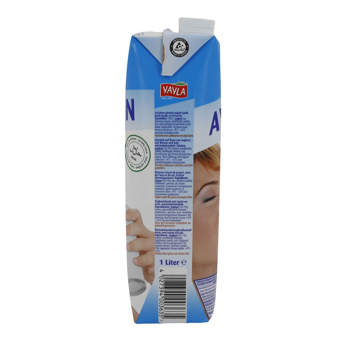 Joghurt Yayla Ayran | Rafraîchissant | Boisson au yaourt | 1 l