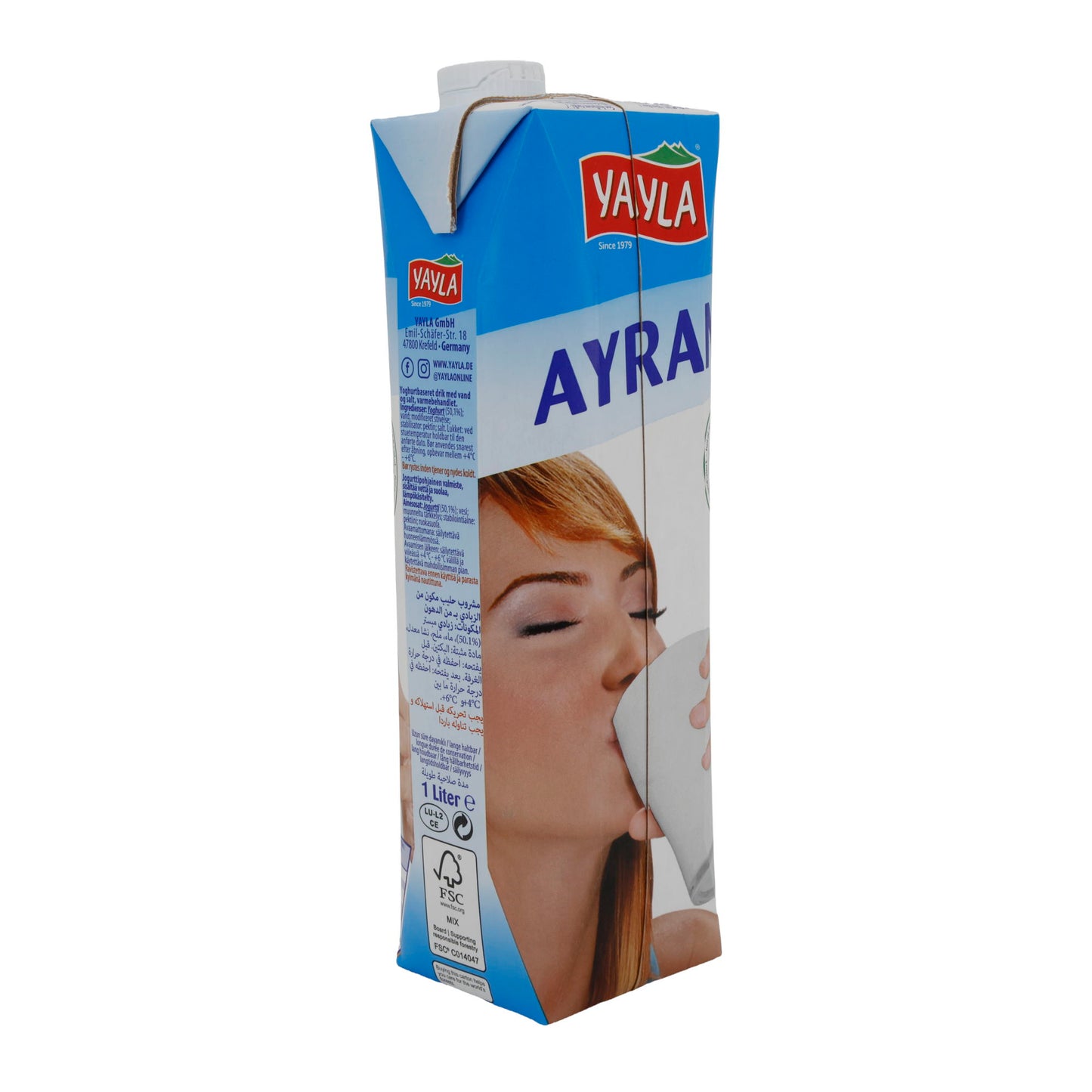 Joghurt Yayla Ayran | Rafraîchissant | Boisson au yaourt | 1 l