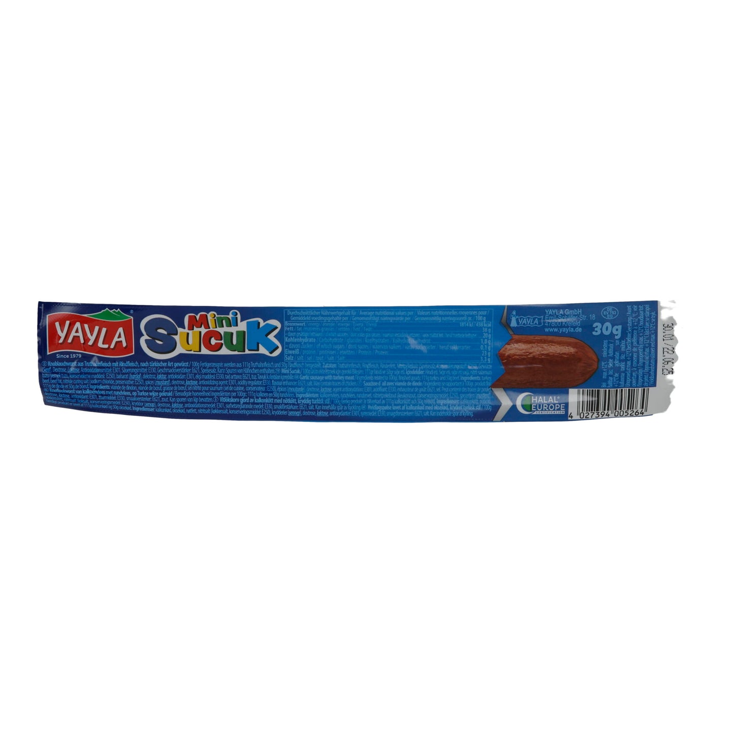 Rohwurst Yayla | Mini Sucuk | Speziato, turco, da portare | 30 g