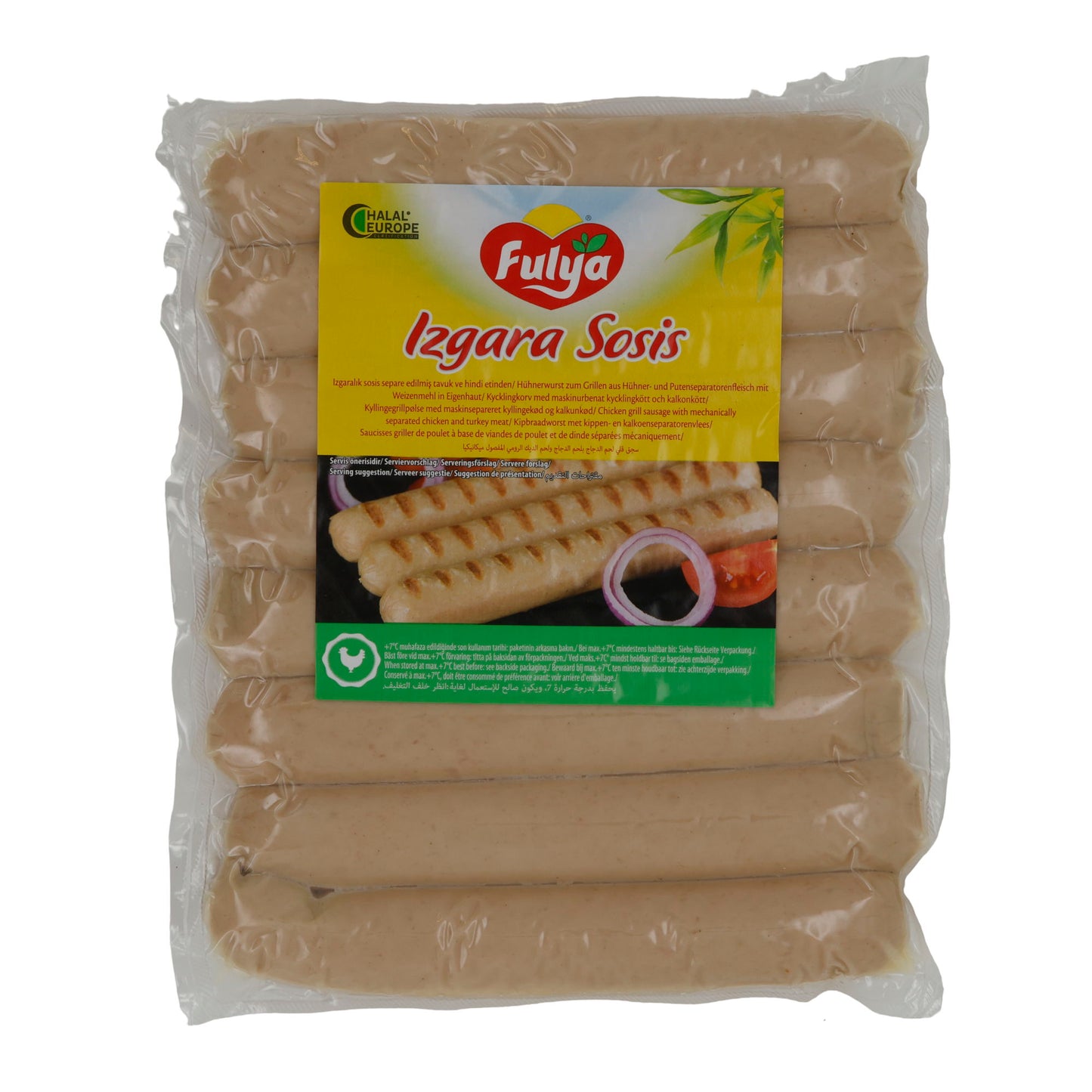 Grillwürstchen Fulya | Izgara Sosis | Halal, Huhn & Pute | 800 g