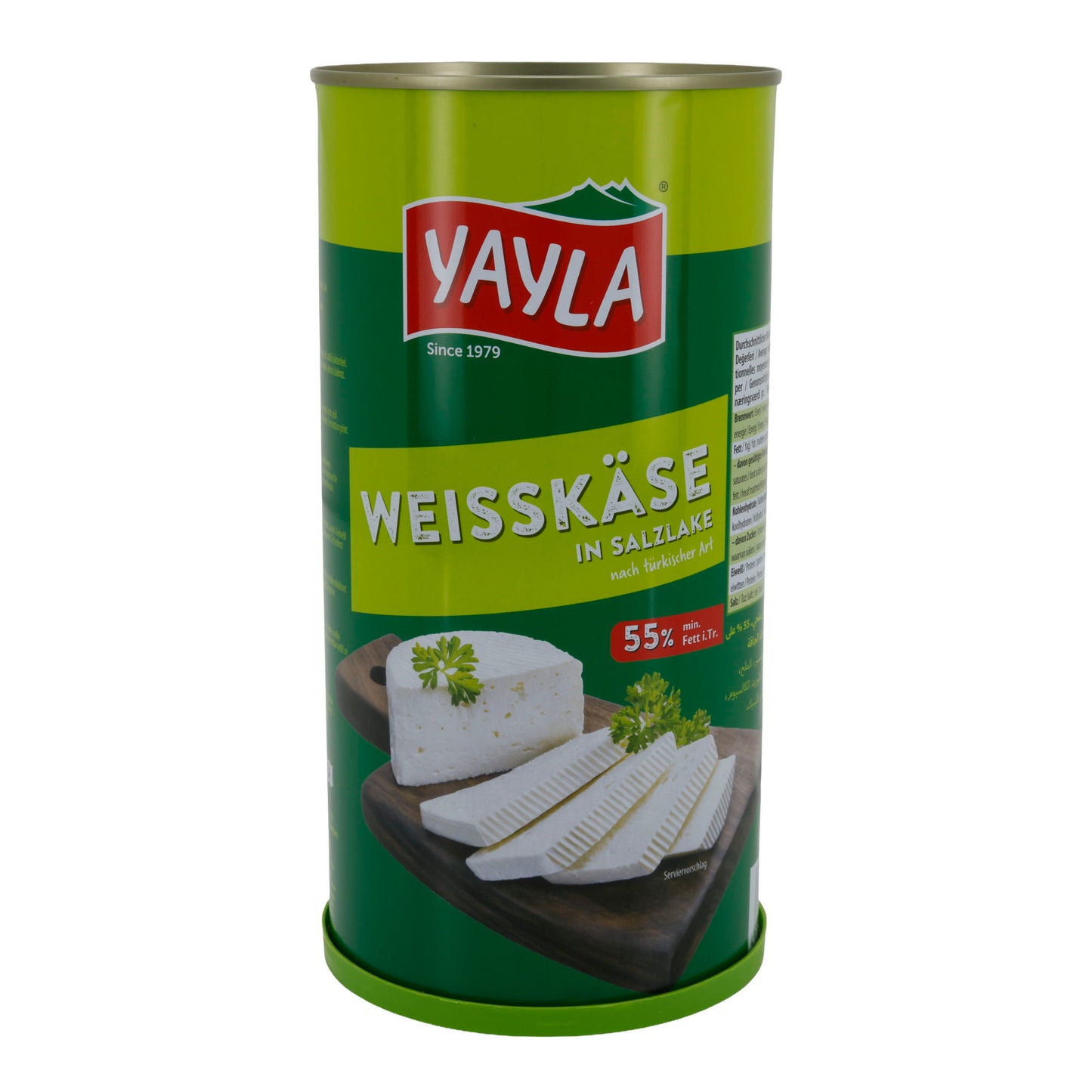 Weißkäse Yayla | Weißkäse in Salzlake | Nach türkischer Art mit 55 % Fett i. Tr. | 1500 g