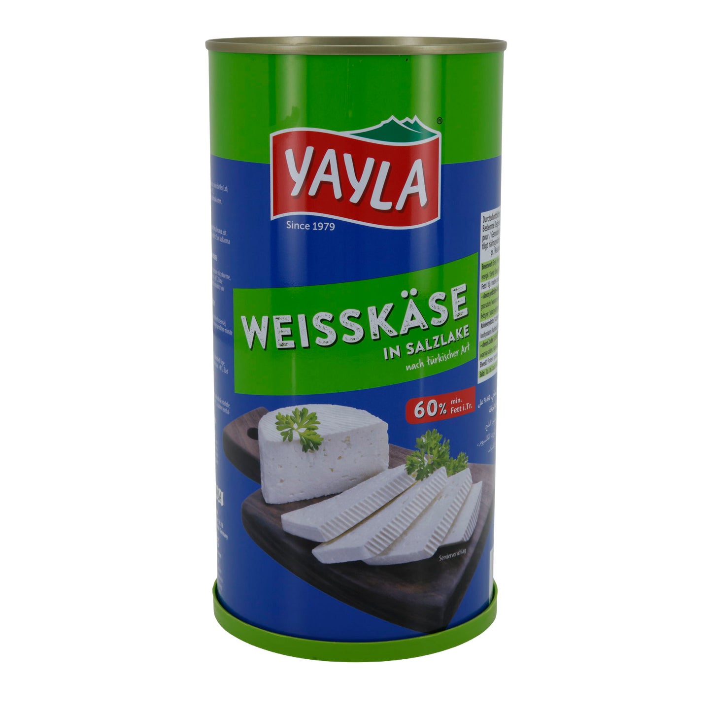 Hirtenkäse Yayla Fromage blanc | Fromage blanc en saumure | Fromage de berger turc avec 60 % de matière grasse sur extrait sec | 1500 g