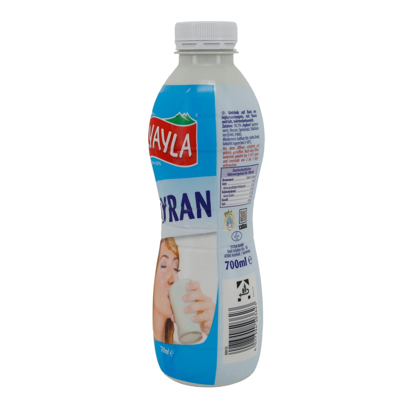 Joghurt Yayla Ayran | Joghurtgetränk | Erfrischend | 700 ml YAYLA
