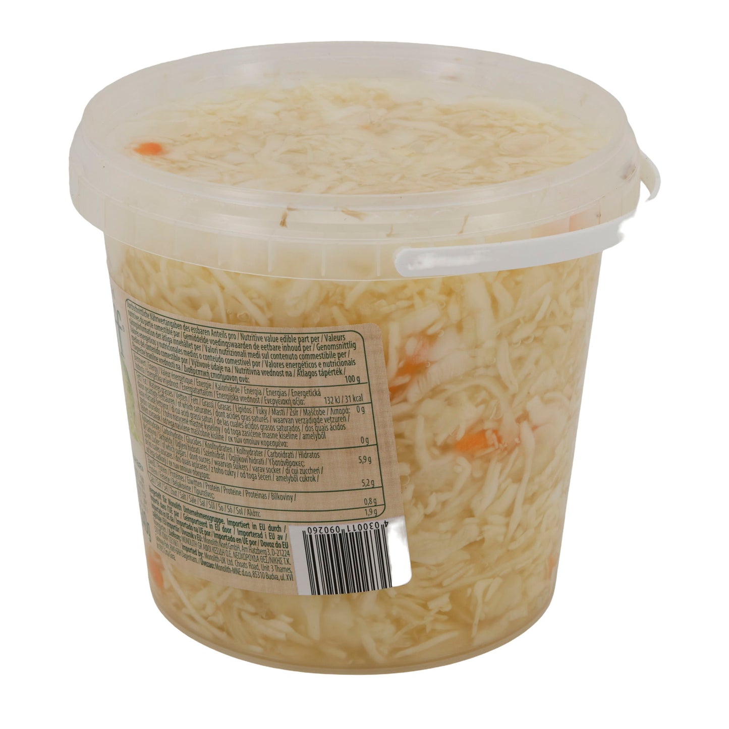 Salatoff sottaceto | Insalata | Cavolo bianco | 1000 g