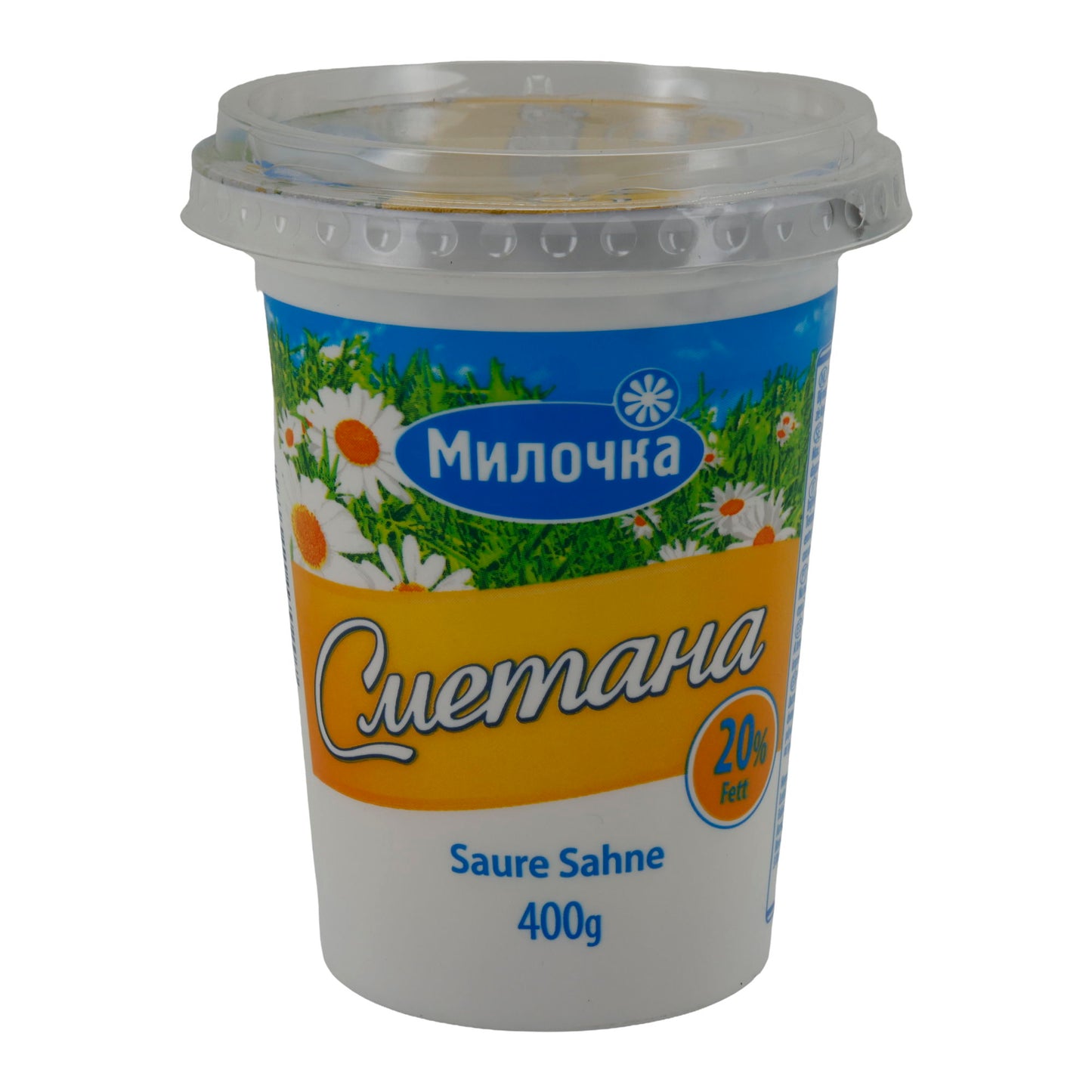Sauerrahm Milochka Panna Acida | Sauerrahm | 20 % grassi, cremosa | 400 g vasetto