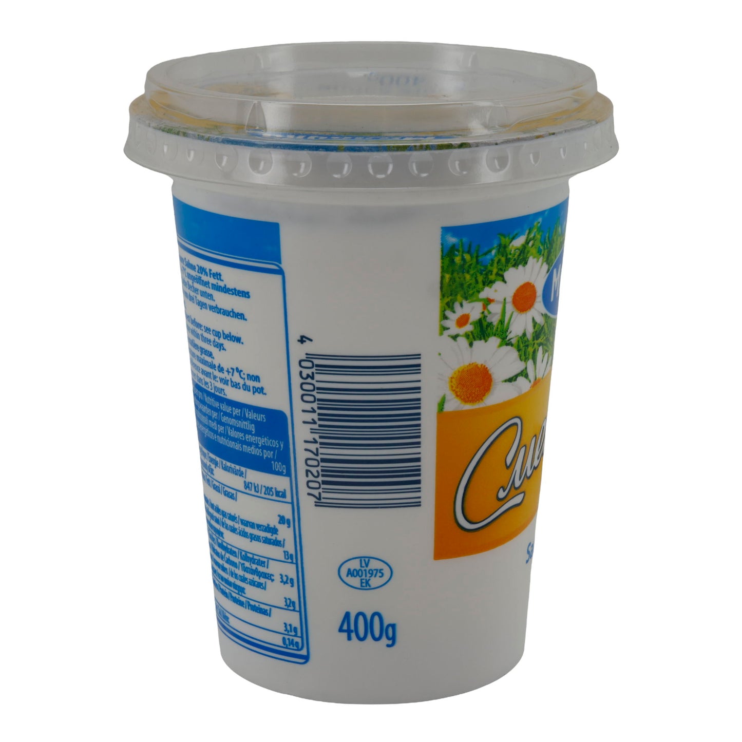 Sauerrahm Milochka Panna Acida | Sauerrahm | 20 % grassi, cremosa | 400 g vasetto