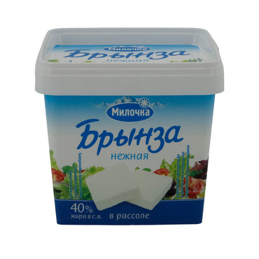 Weißkäse Milochka Brynza Käse | Weißkäse in Salzlake | Traditionell | 400 g MN