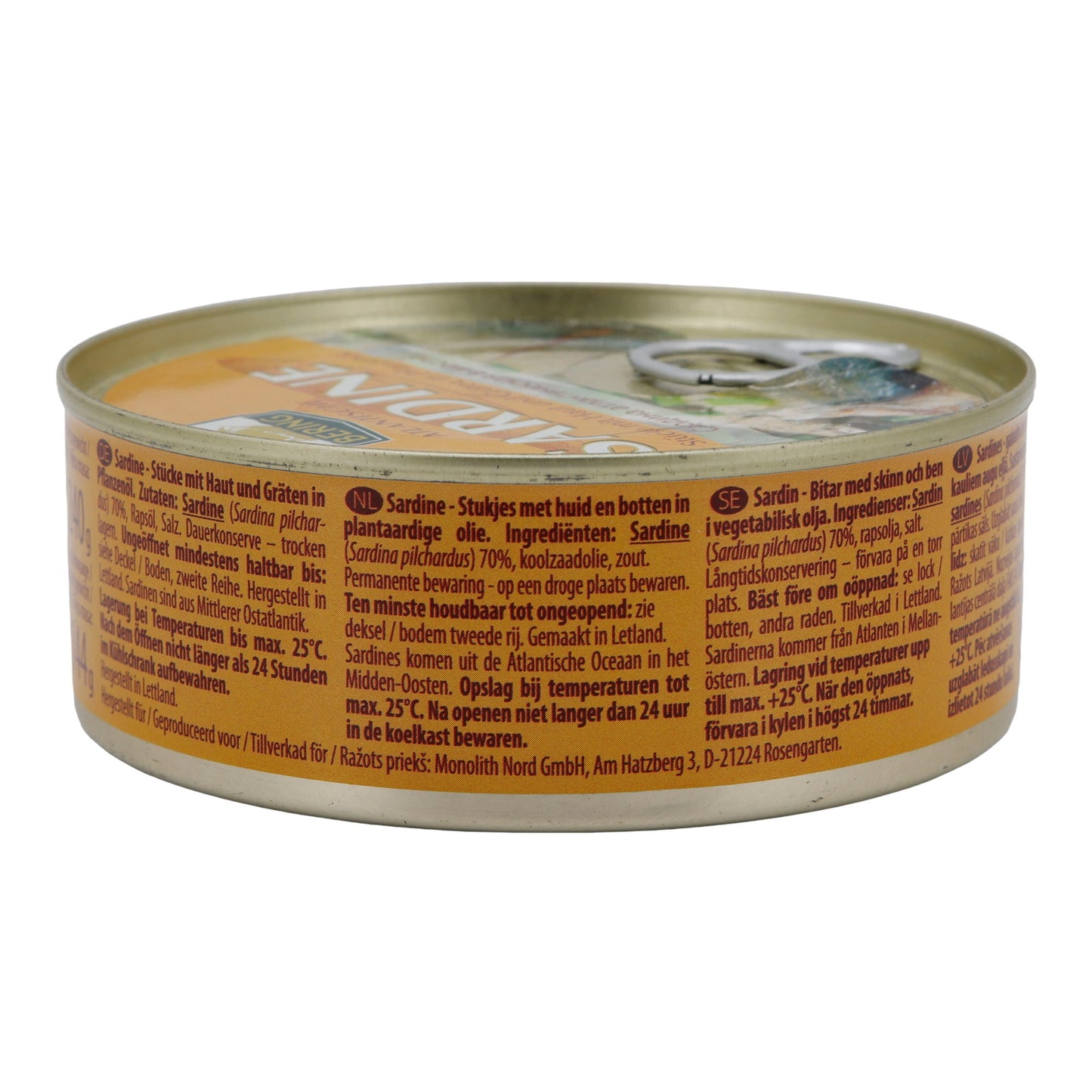 Bering Atlantic Sardines in Vegetable Oil 240 g – Tender & Aromatic