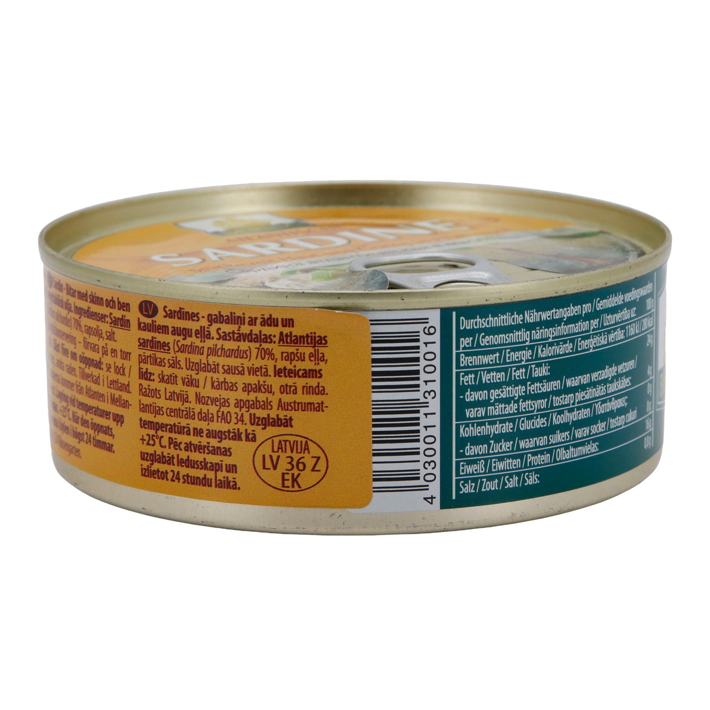 Bering Atlantic Sardines in Vegetable Oil 240 g – Tender & Aromatic
