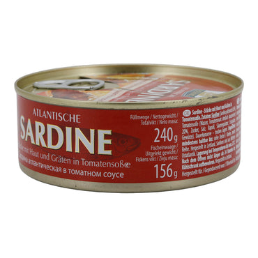 Sardine Bering | Atlantico, in salsa di pomodoro | Speziate e saporite | 240 g