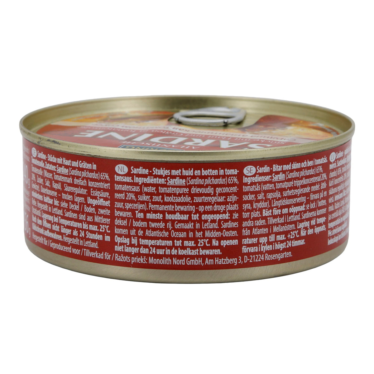 Sardinen Bering | Atlantisch, in Tomatensoße | Würzig & herzhaft | 240 g BERING
