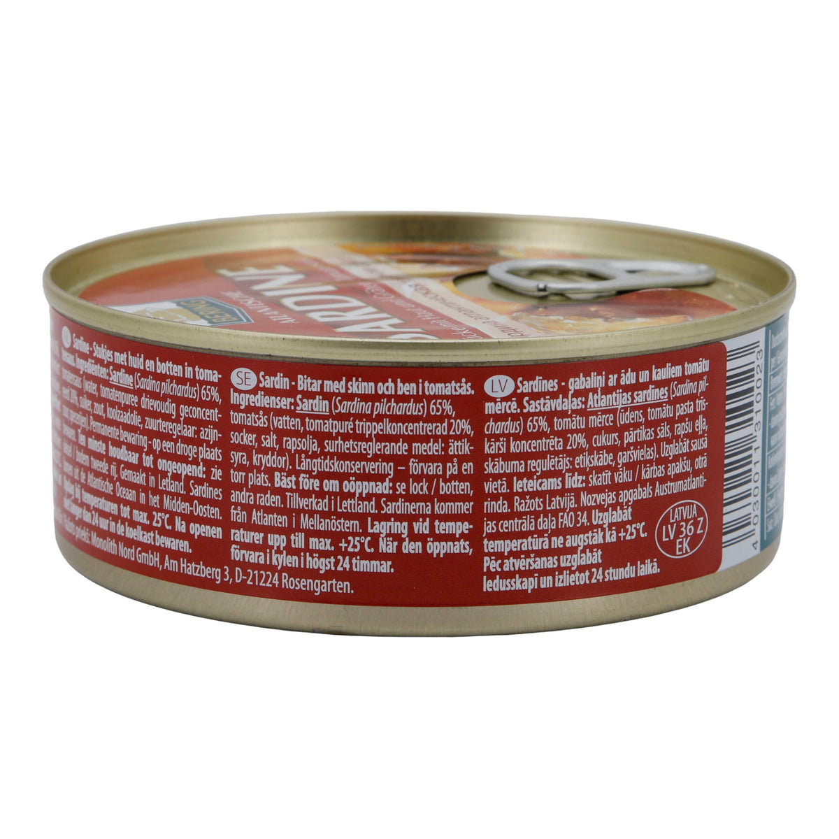 Sardinen Bering | Atlantisch, in Tomatensoße | Würzig & herzhaft | 240 g BERING