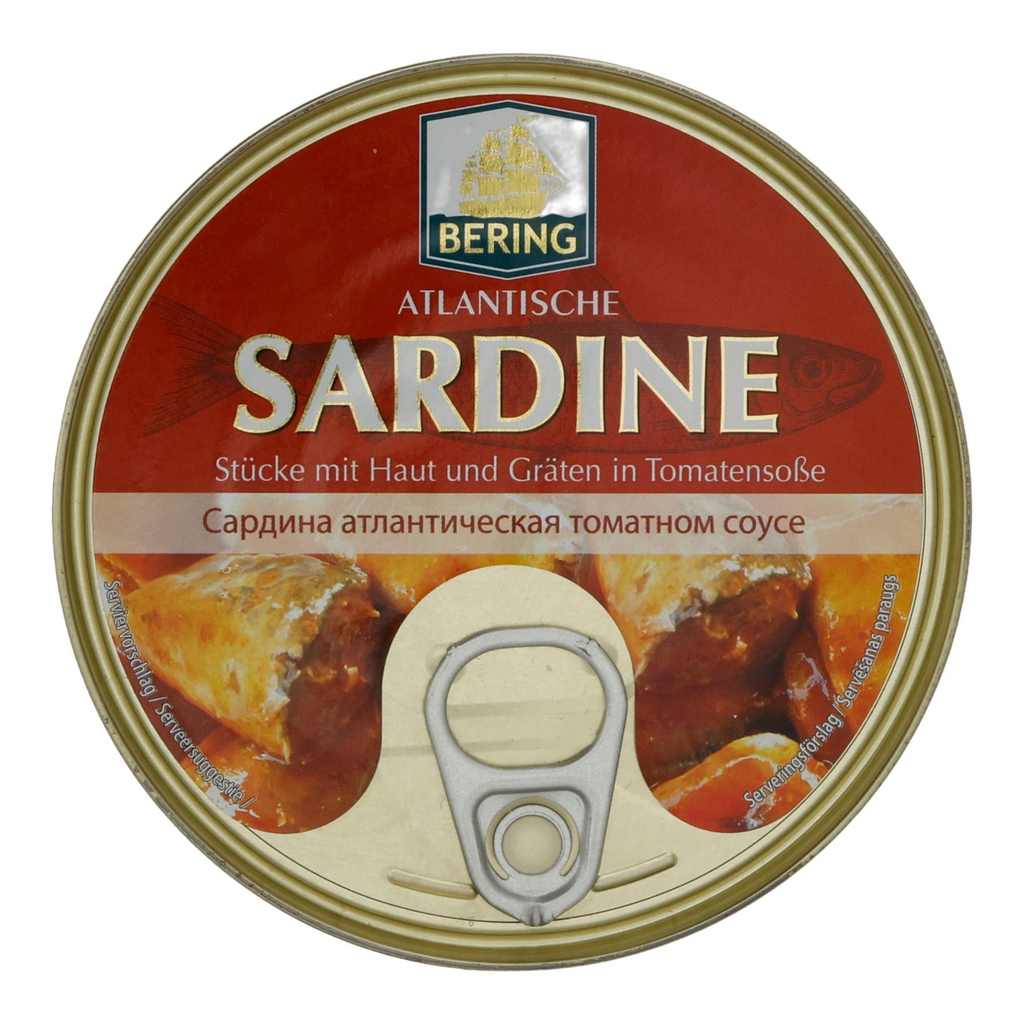 Sardinen Bering | Atlantisch, in Tomatensoße | Würzig & herzhaft | 240 g BERING