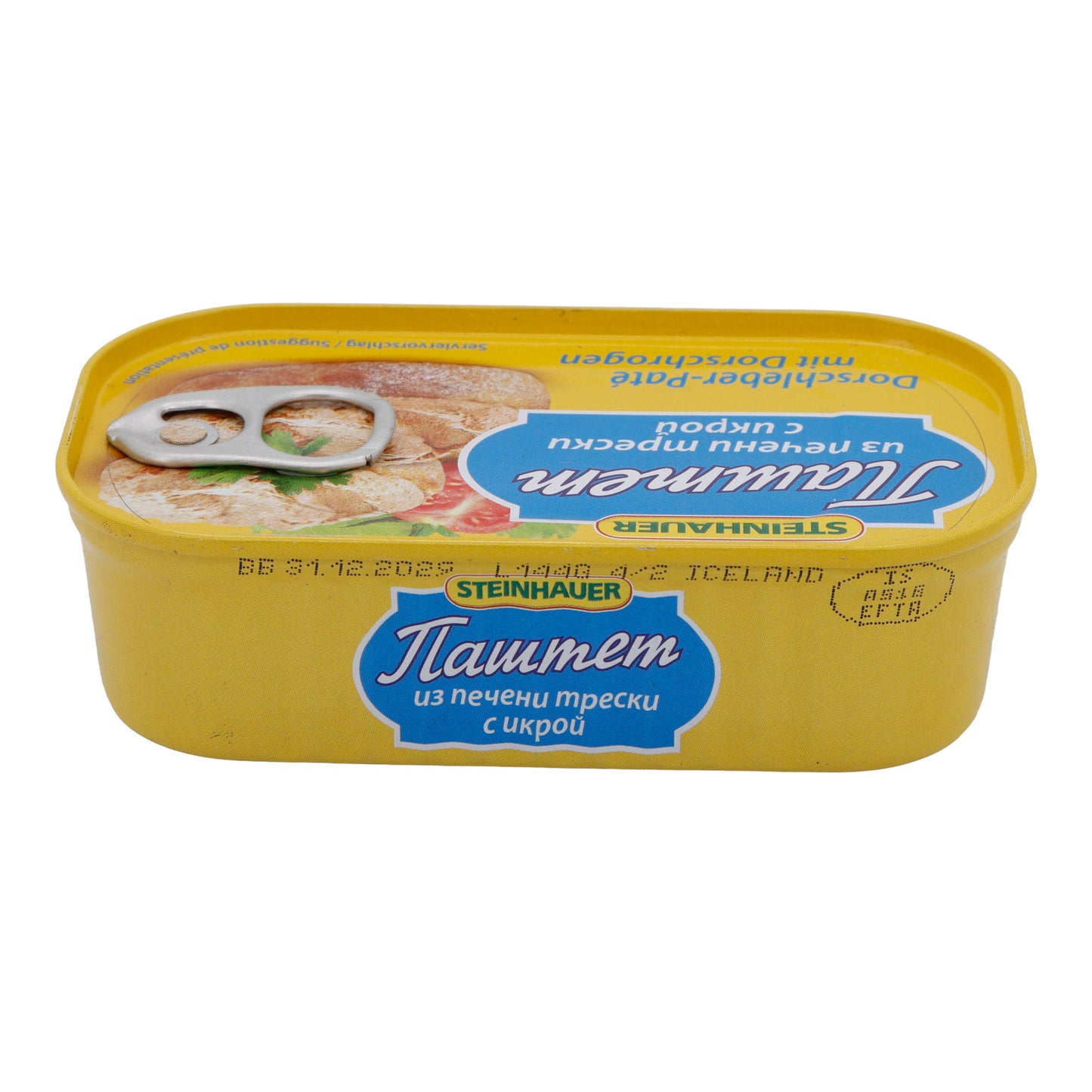 Dorschleber-Paté Steinhauer | Paté | Mit Dorschrogen | 125g