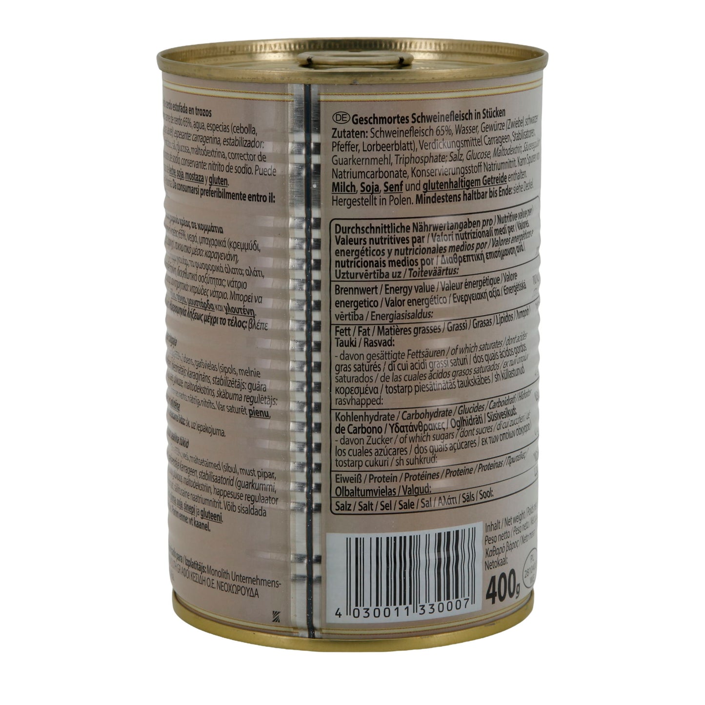 Varkensvlees Merk Nr. 1 | Gestoofd | in stukken | 400 g