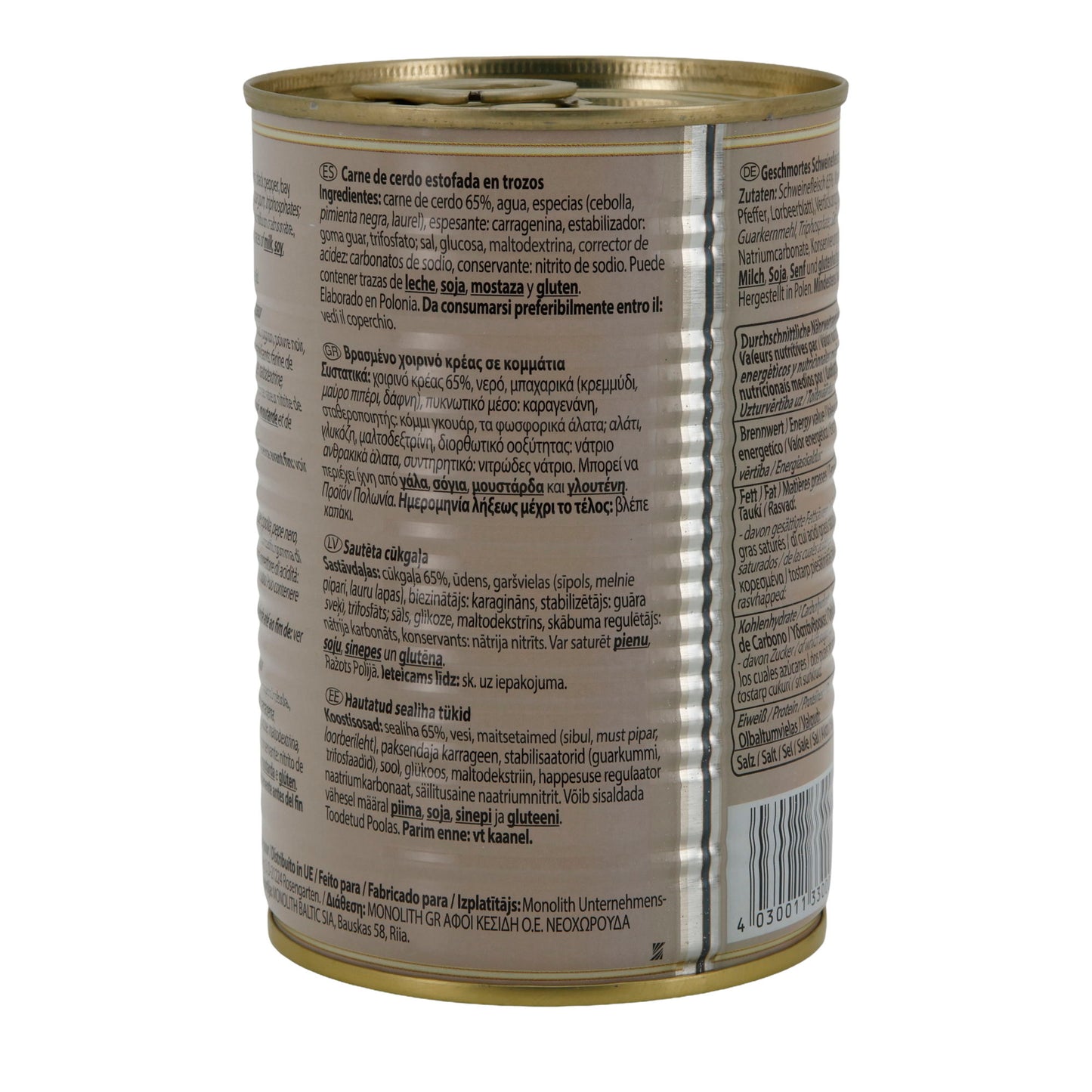 Varkensvlees Merk Nr. 1 | Gestoofd | in stukken | 400 g