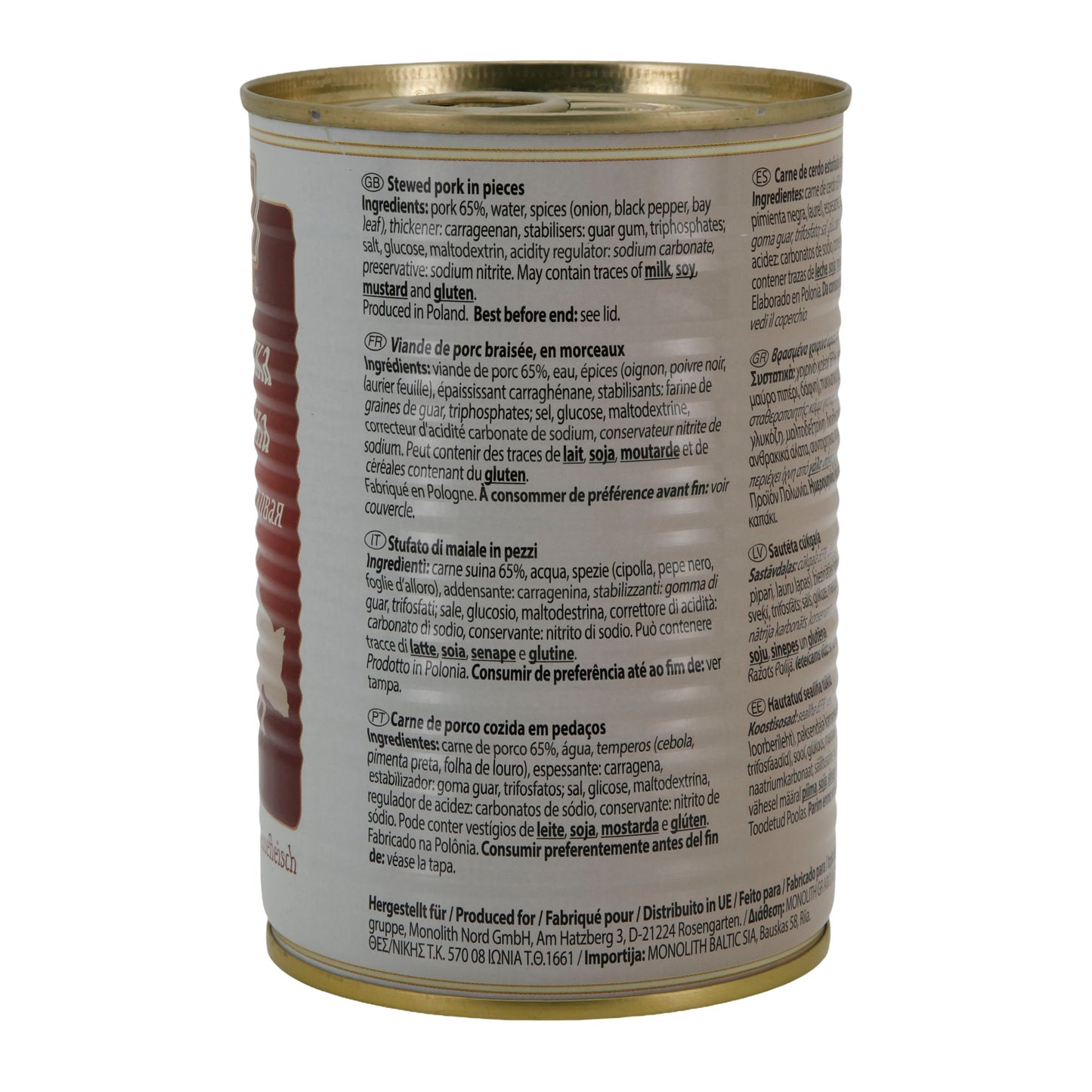 Varkensvlees Merk Nr. 1 | Gestoofd | in stukken | 400 g