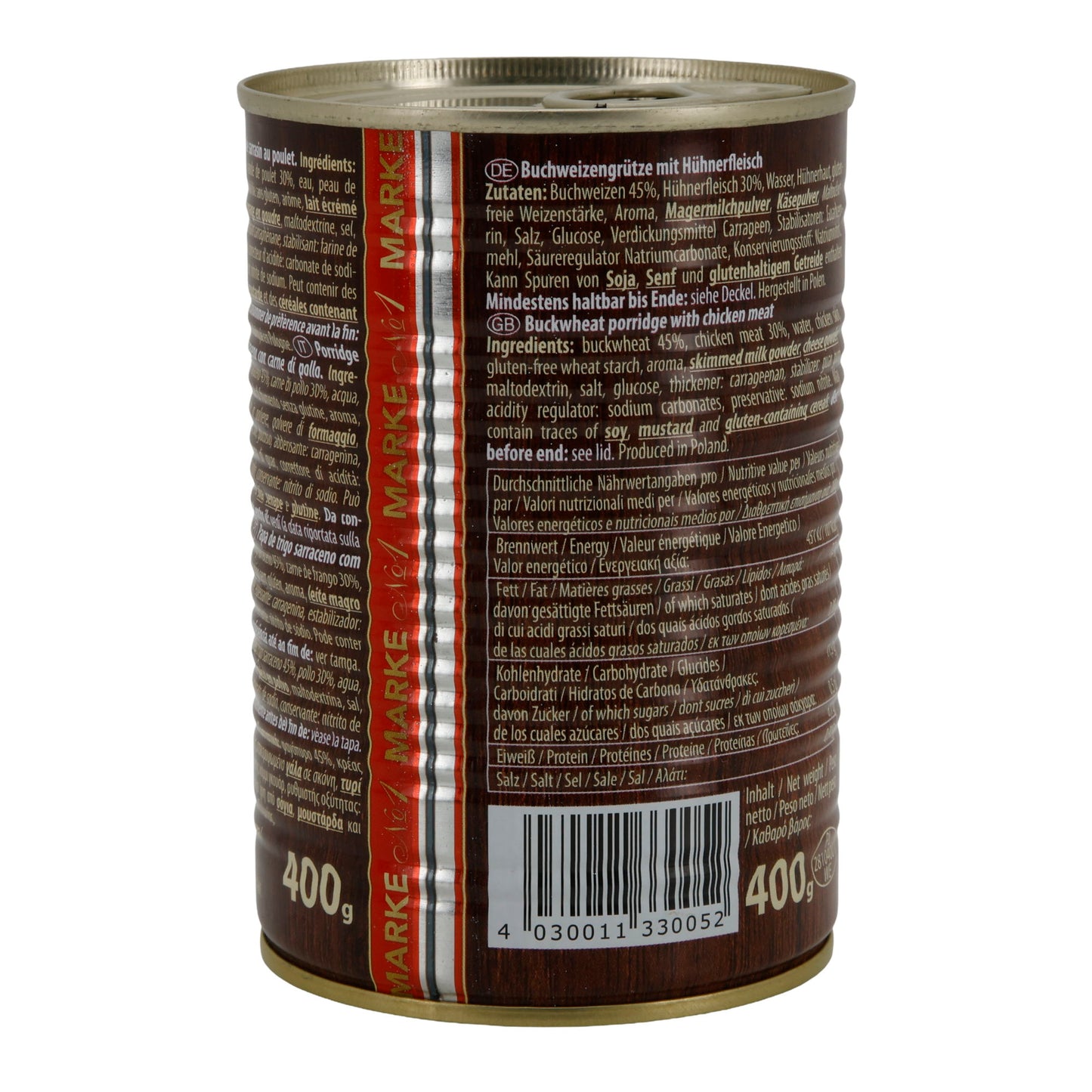 Boekweitgrut met kippenvlees merk nr.1 | kant-en-klaar gerecht | tafelklaar | 400 g blik