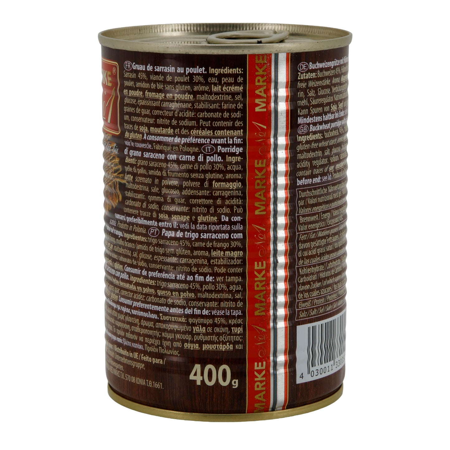 Boekweitgrut met kippenvlees merk nr.1 | kant-en-klaar gerecht | tafelklaar | 400 g blik