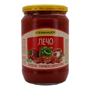 Paprikazubereitung Steinhauer | Letscho | Vegan, perfekt für Eintöpfe | 660 g STEINHAUER