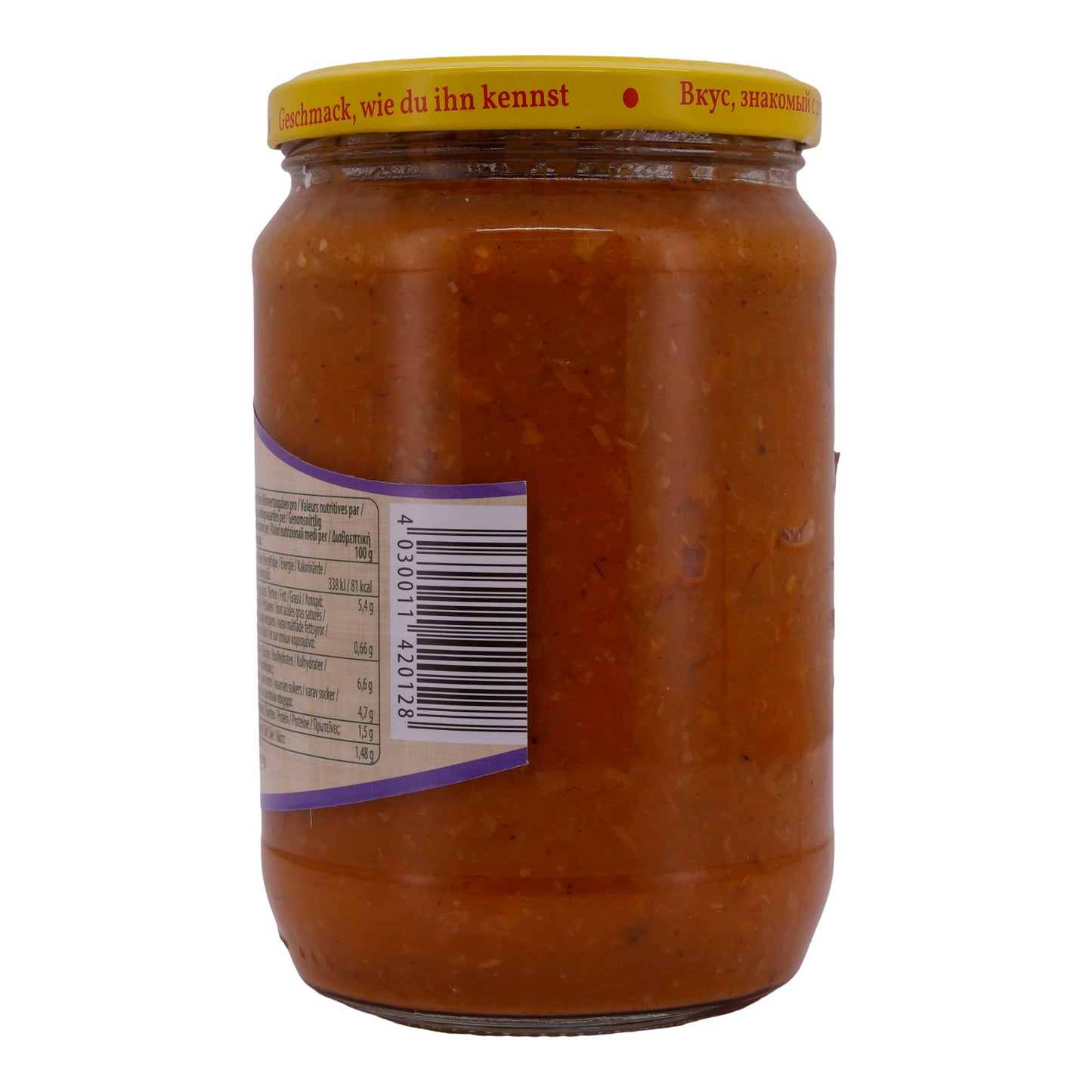 Groentepuree Steinhauer | Meloenpompoenpuree | Met knoflook | 680 g