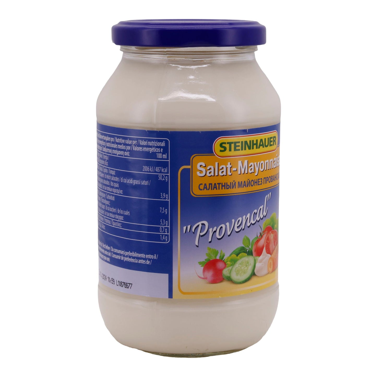 Mayonnaise Steinhauer | Provencal Salat-Mayonnaise | Klassisch, vielseitig | 500ml STEINHAUER