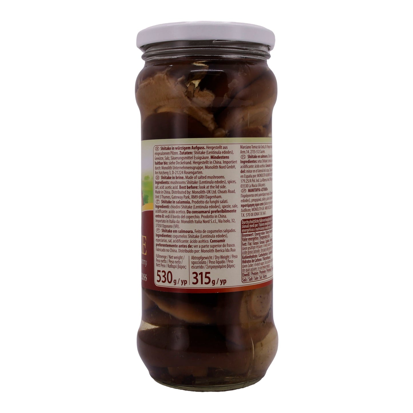 Shiitake Steinhauer | In würzigem Aufguss | Exotisch, asiatisch | 530 g