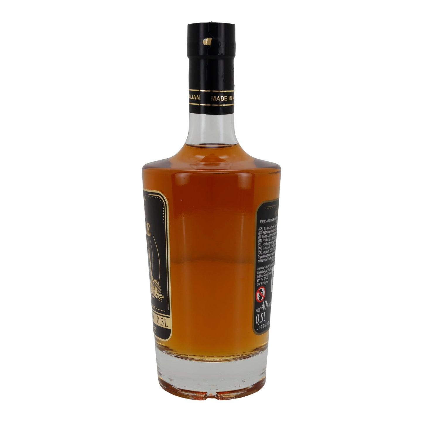 VSOP Brandy aus Aserbaidschan Baku Magic Fire Temple | Alkohol | 1 l Flasche