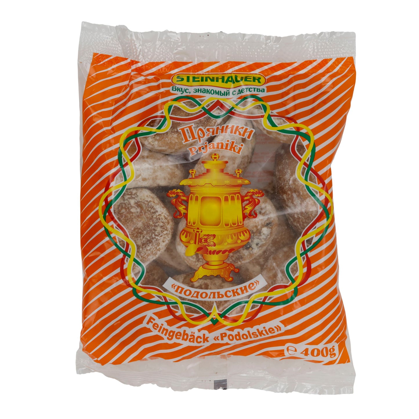 Steinhauer Fine Pastries Prjaniki | Podolskie Pastries | Russian Honey Cake with Sugar Glaze | 400 g