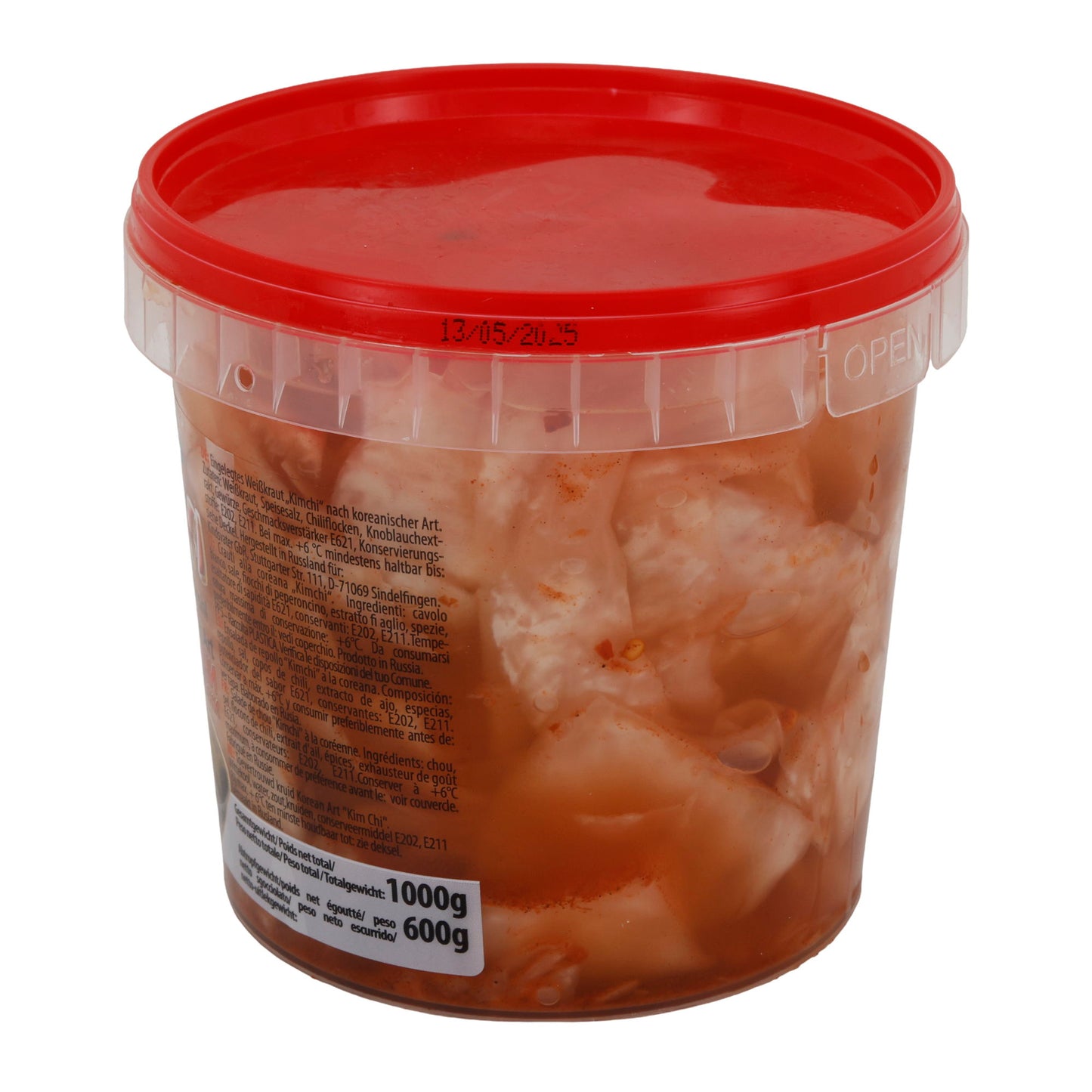 Kimchi Kindsvater | Turşulanmış Beyaz Lahana | Kore Usulü | 1000 g