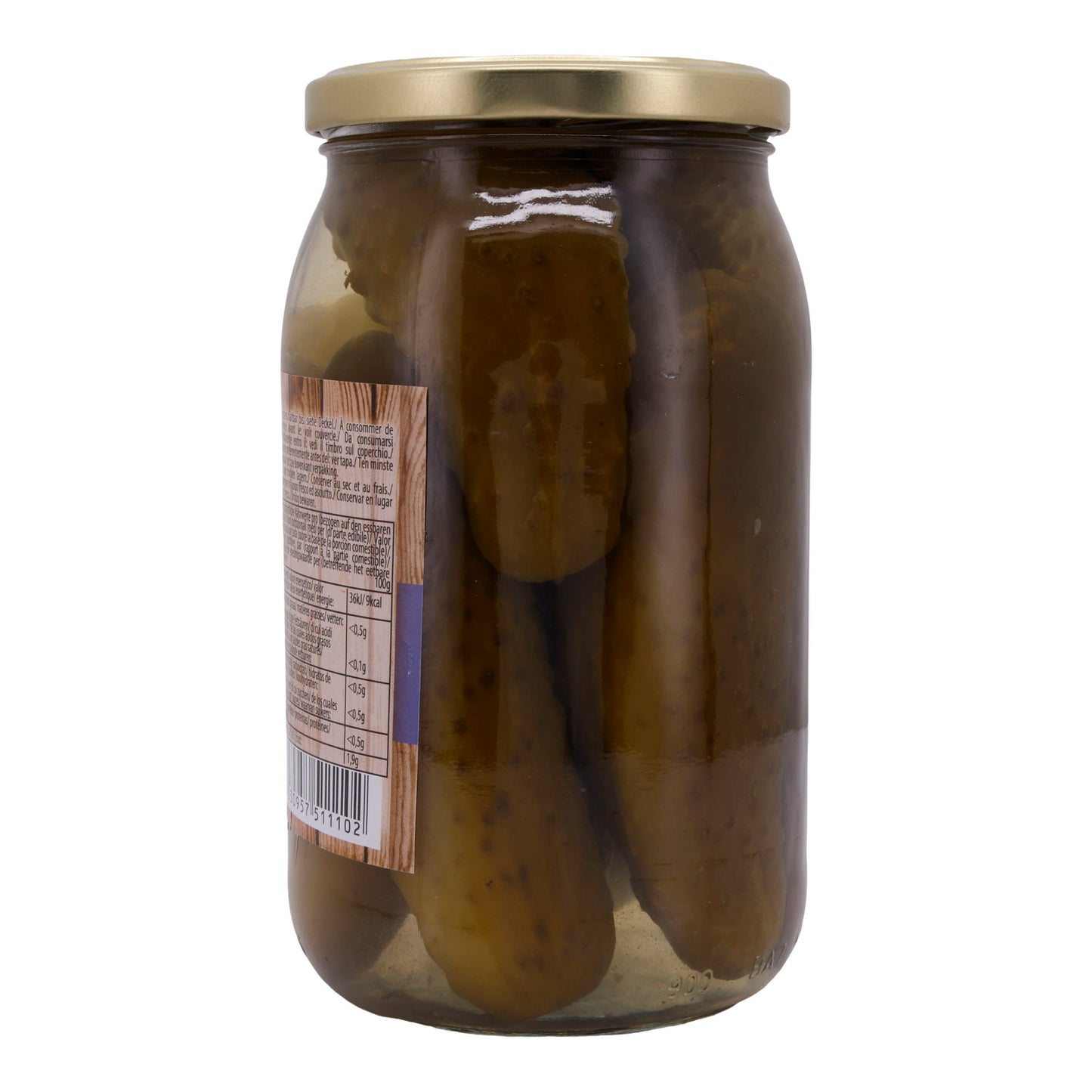 Cetrioli Zakuska | Botchkovije | Tradizionalmente sottaceto | 830g (520g peso sgocciolato)