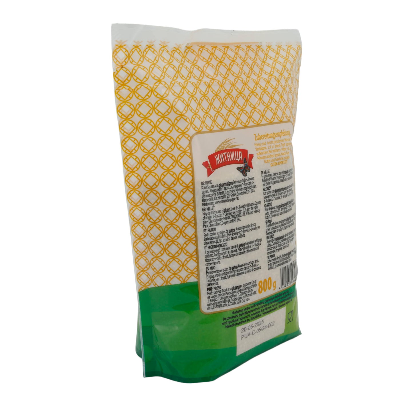 Hirse Žitnica | Granen | Veelzijdig graan uit Oekraïne | 800g