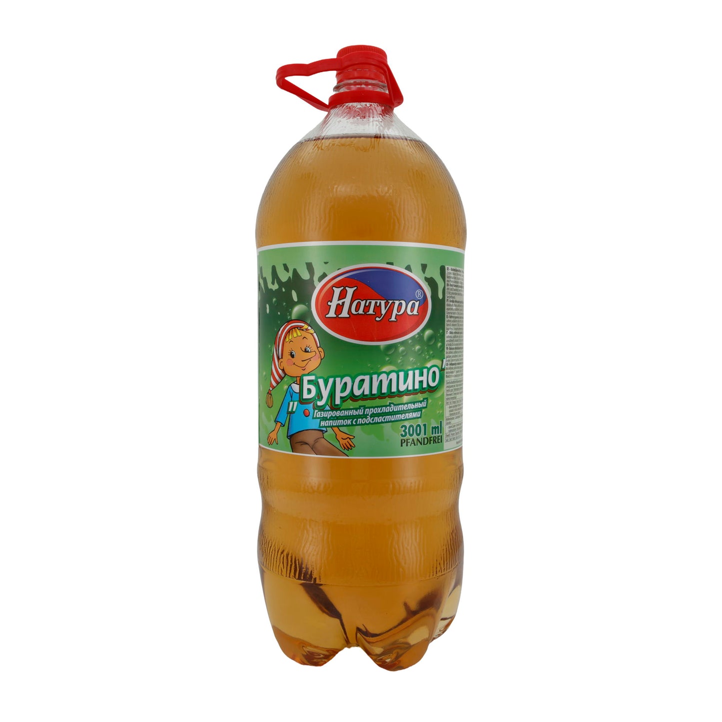 Frisdrank Buratino | Drank | Koolzuurhoudend met zoetstoffen | 3L