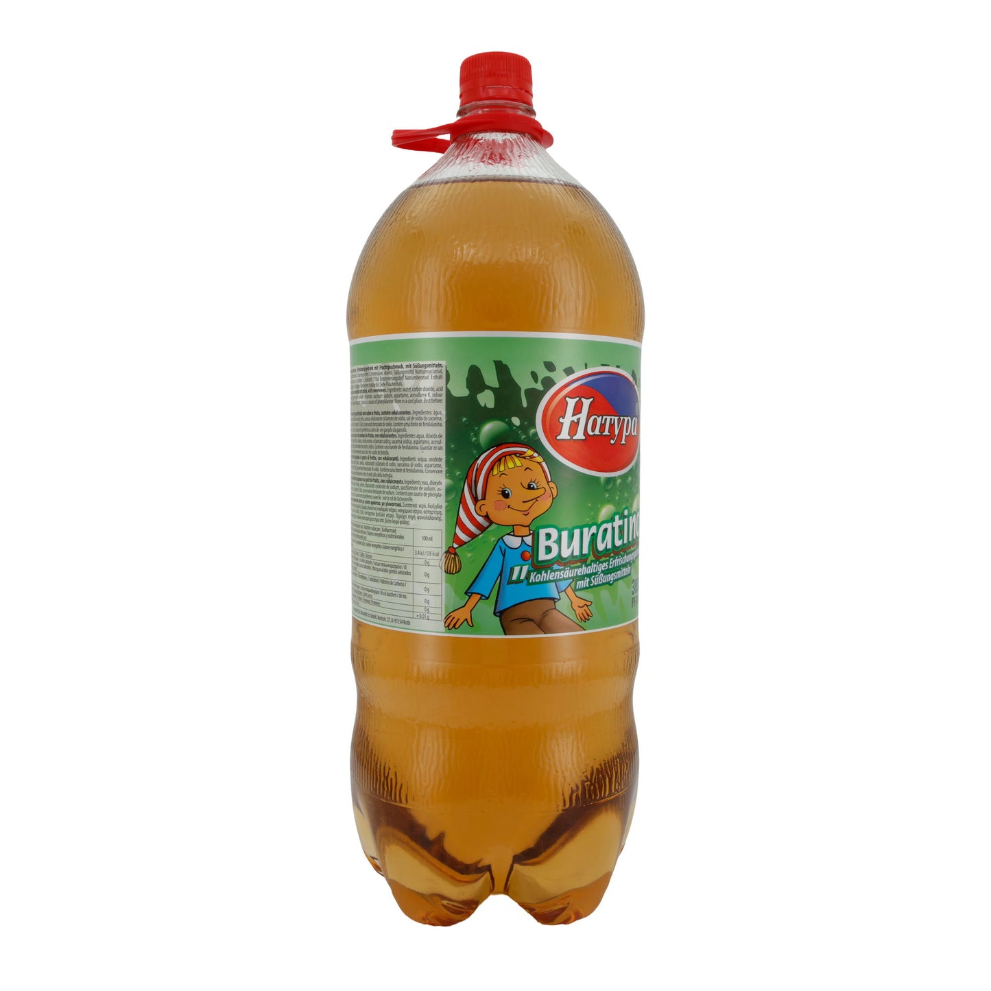 Frisdrank Buratino | Drank | Koolzuurhoudend met zoetstoffen | 3L