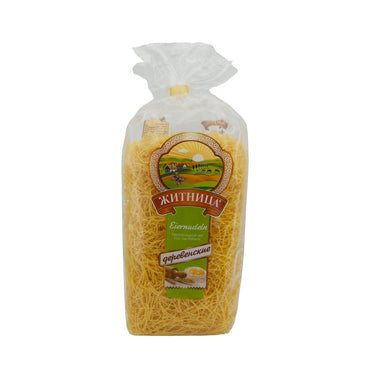 Eiernudeln DomArt | Traditionelle Fadennudeln | Aus Hartweizengrieß und Eiern | 500 g Zhitnitsa