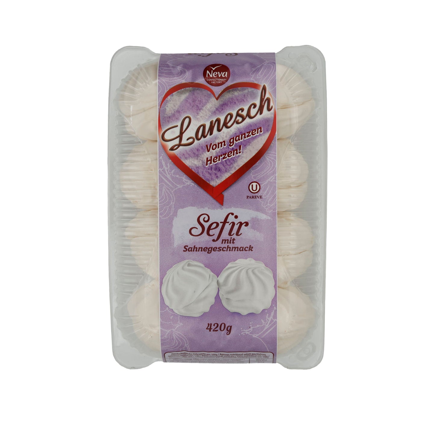 Schaumzuckerware Lanesch Sefir | Caramella | Gusto panna | 420g