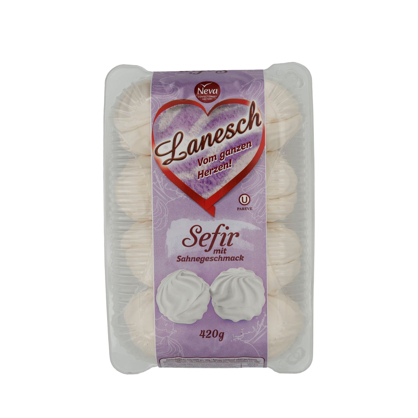 Schaumzuckerware Lanesch Sefir | Caramella | Gusto panna | 420g