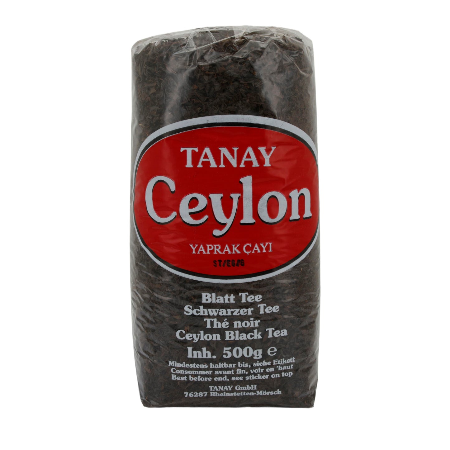 Blatttee Tanay | Ceylon Blatttee | Aromatisch, schwarzer Tee aus Sri Lanka | 500 g