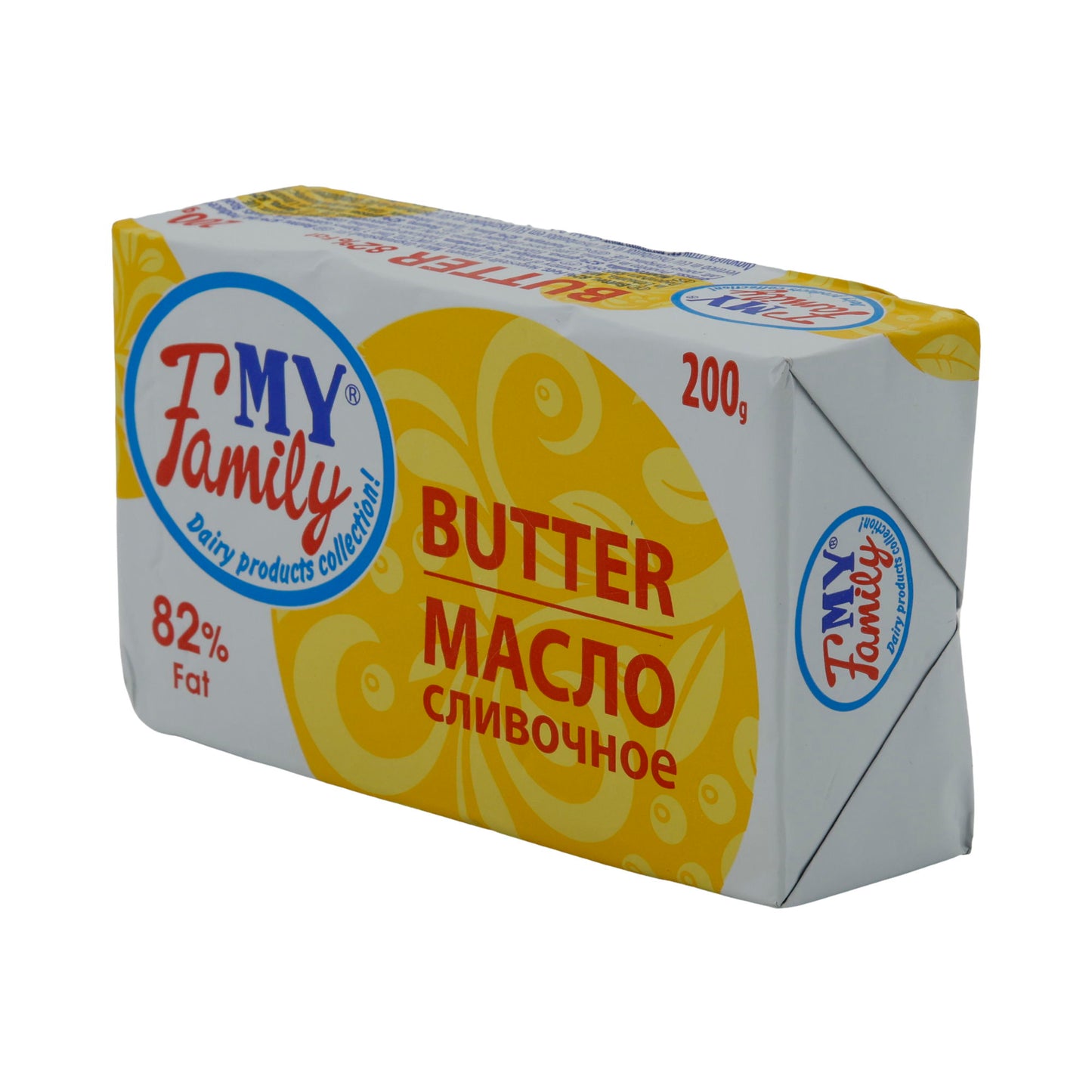 Butter My Family Butter | Reichhaltiger Buttergeschmack | Aus Litauen | 82 % Fett, 200 g