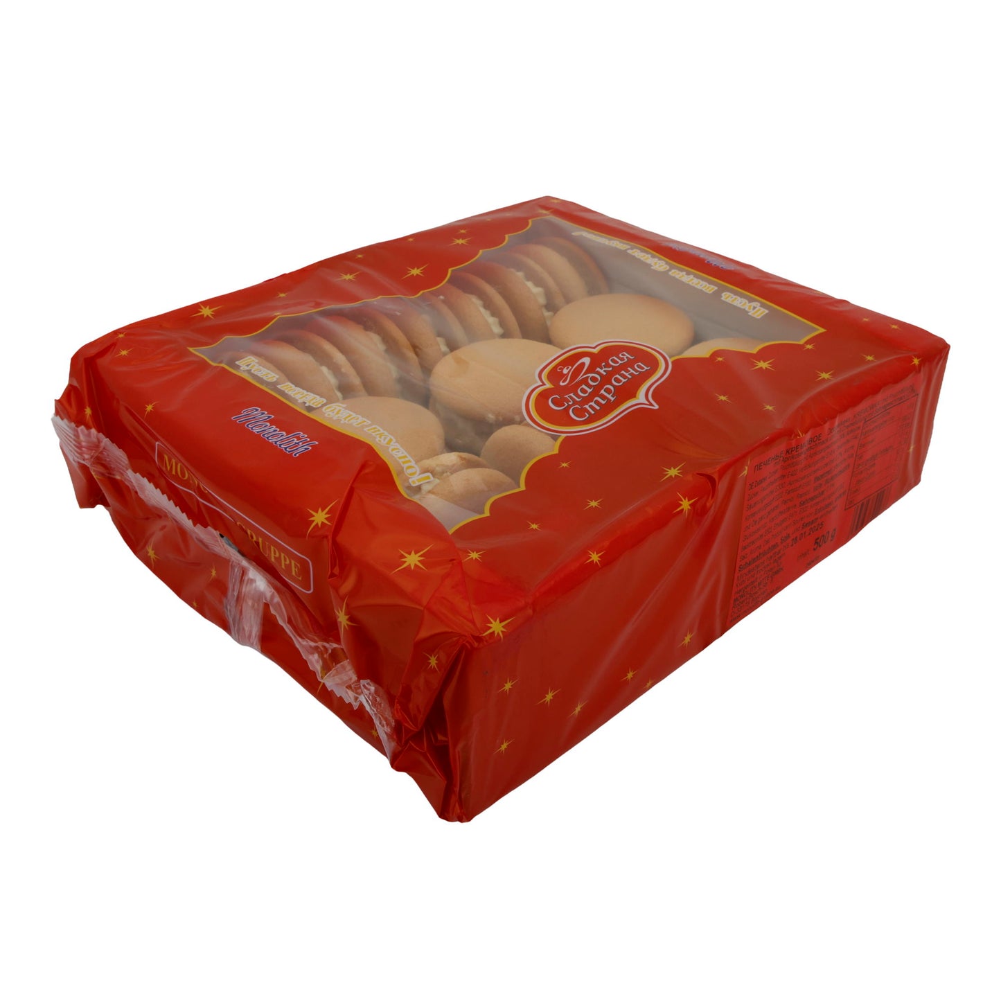 Doppelkekse Sladkaya Strana | Koekje | met abrikozenvulling | 500 g